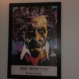 Albert Einstein wall art